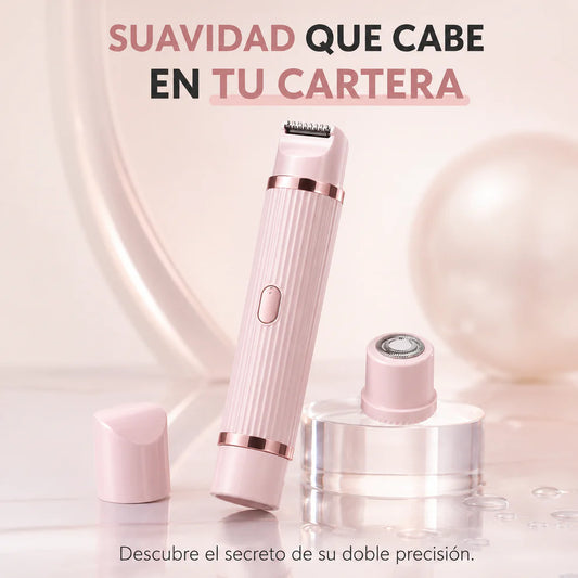 Fiudx Afeitadora de Doble Cabezal, Depiladora Eléctrica 2 En 1